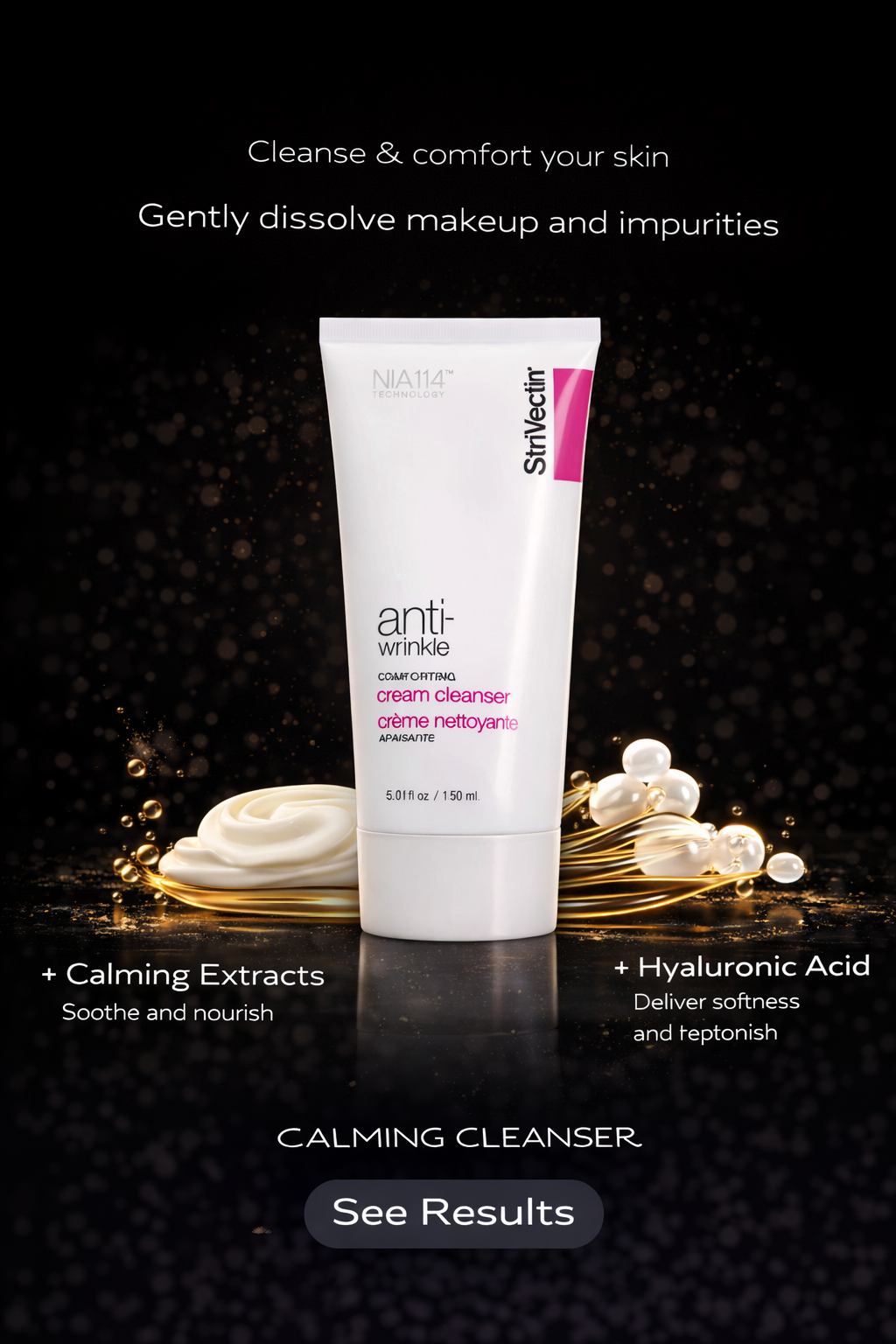 Strivectin women Anti-Wrinkle Comforting Cream Cleanser 150ml/5oz