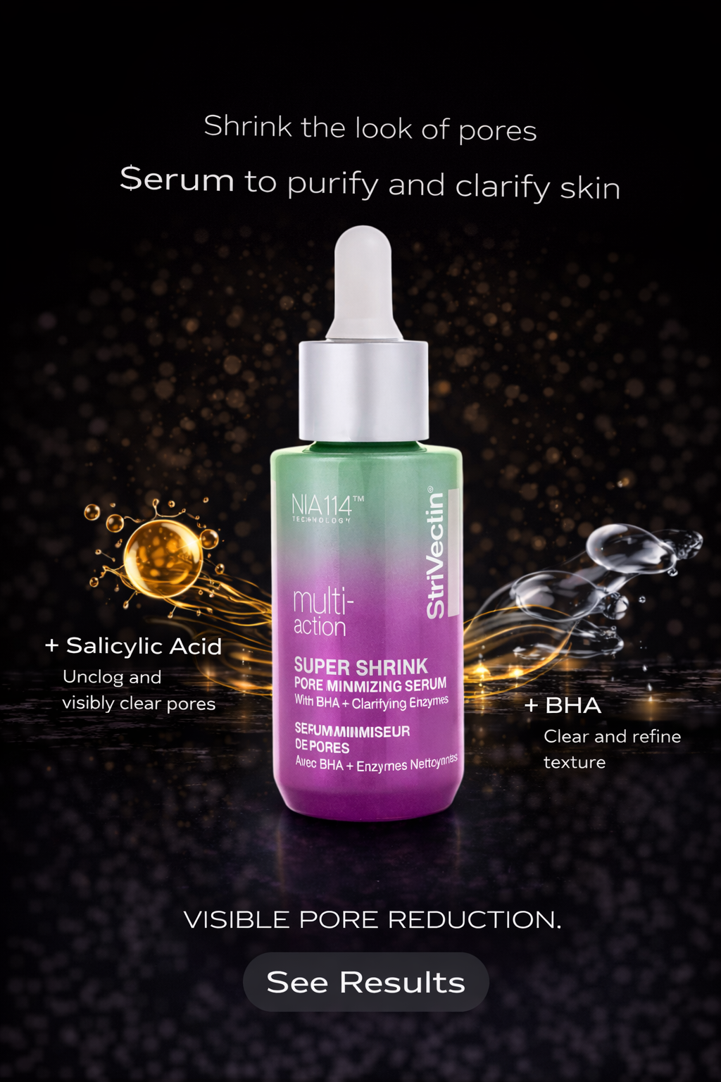 Strivectin women Multi-Action Super Shrink Pore Minimizing Serum 30ml/1oz