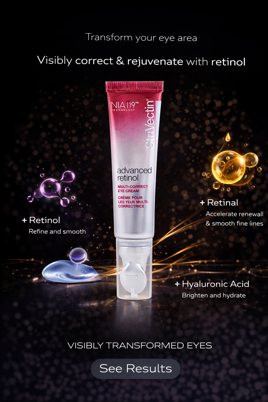 Strivectin women Advanced Retinol Multi-Correct Eye Cream 15ml/0.5oz
