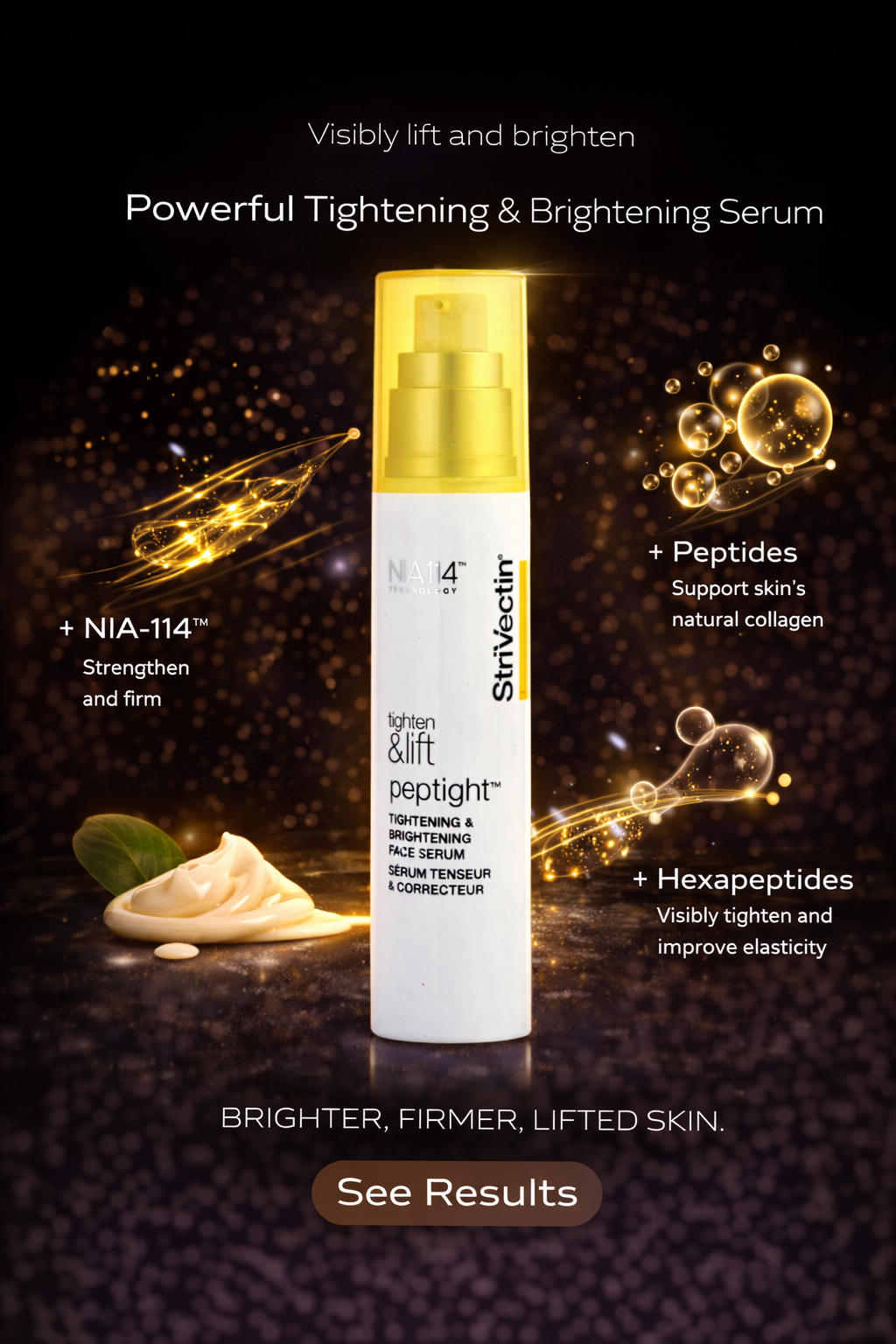 StriVectin Tightening Serum Tl Peptide Tightening & Brightening Face Serum 50ml/1.7oz