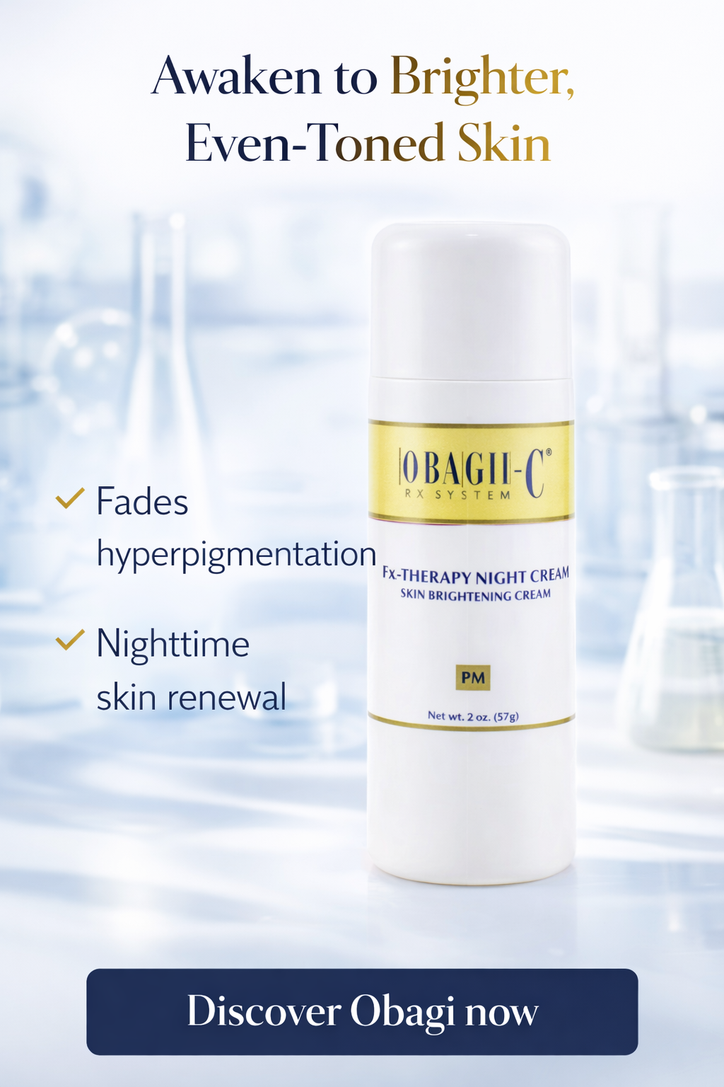 Obagi Night Cream Obagi-C Fx C-Therapy Night Cream (Skin Brightening Cream) 57g/2oz