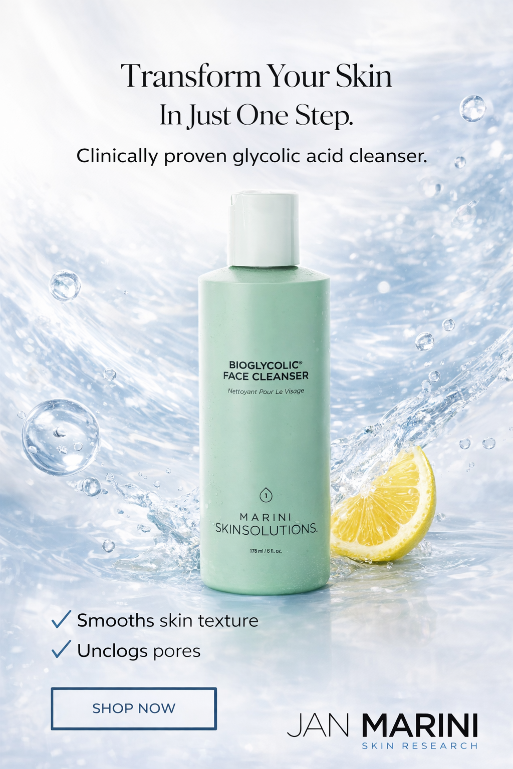 Jan Marini women Bioglycolic Face Cleanser 178ml/6oz