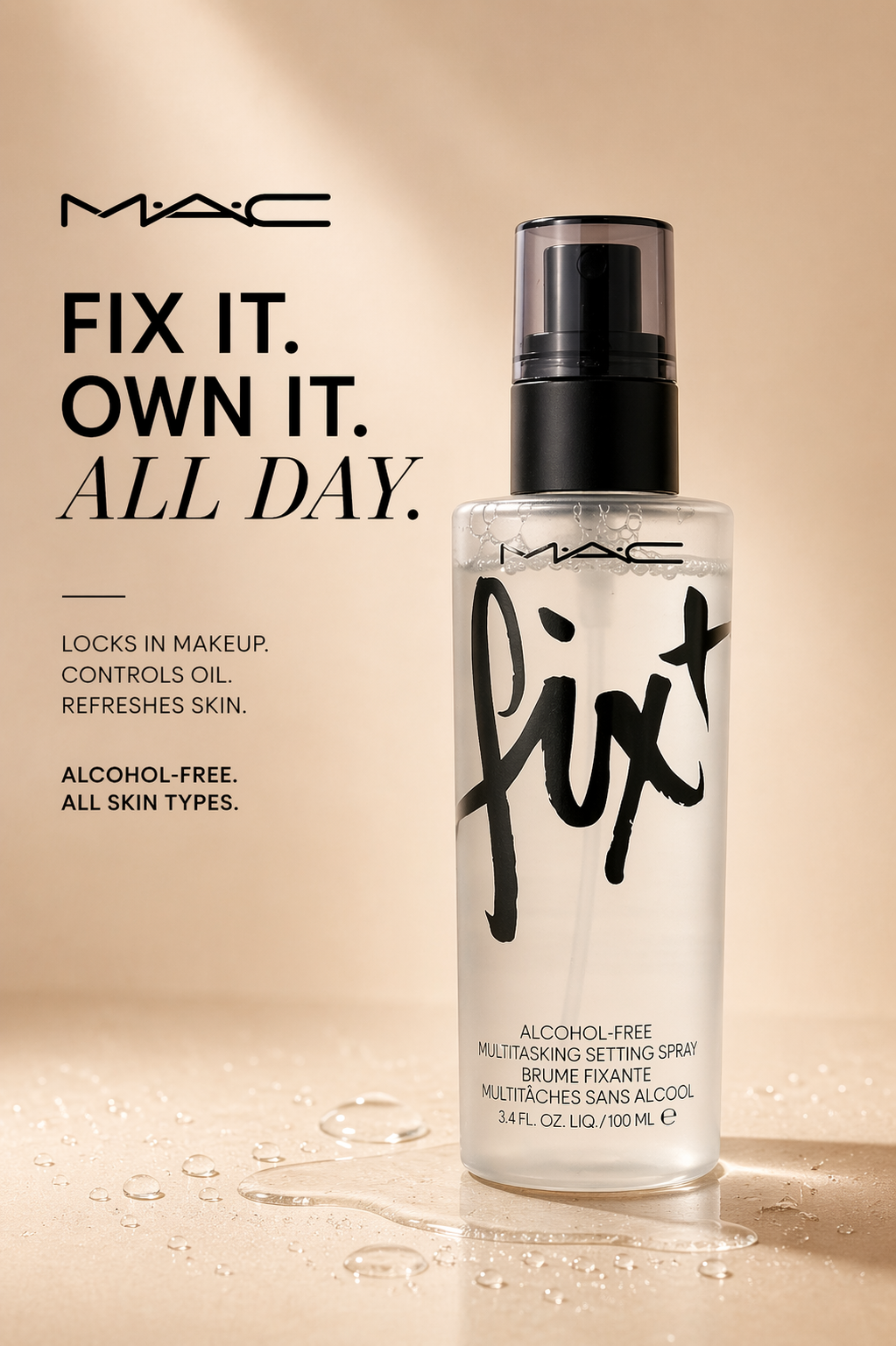 Mac women Fix + 100ml/3.4oz