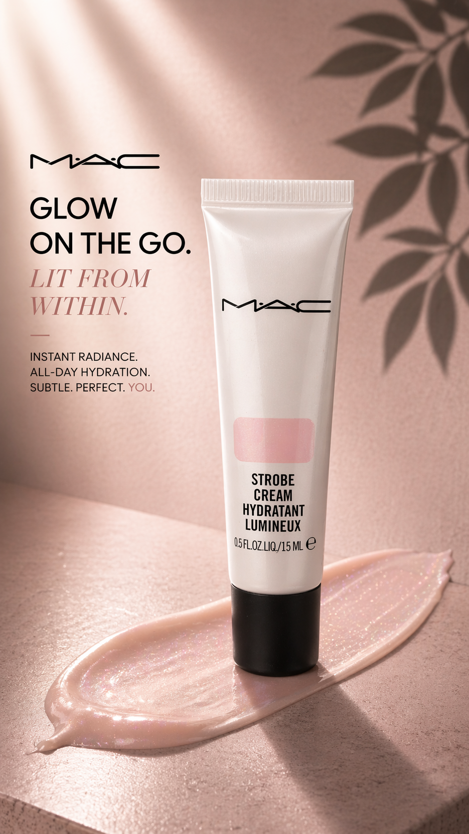 Mac women Strobe Cream Pinklite 15ml/0.5oz