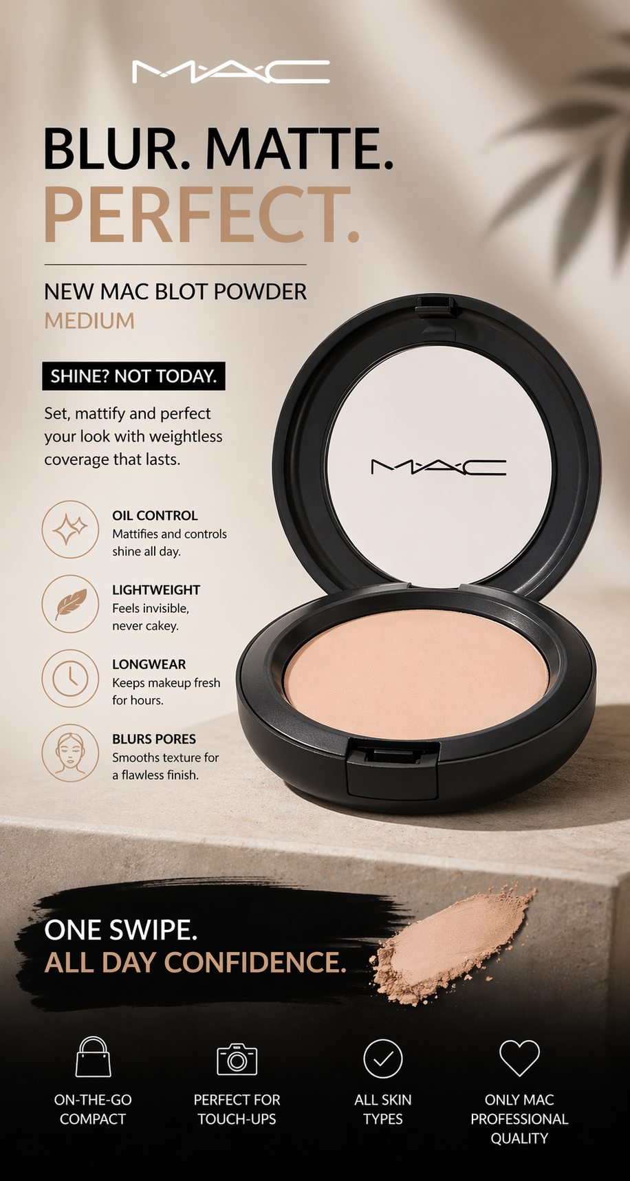Mac women Blot Powder Medium 12g/0.42oz