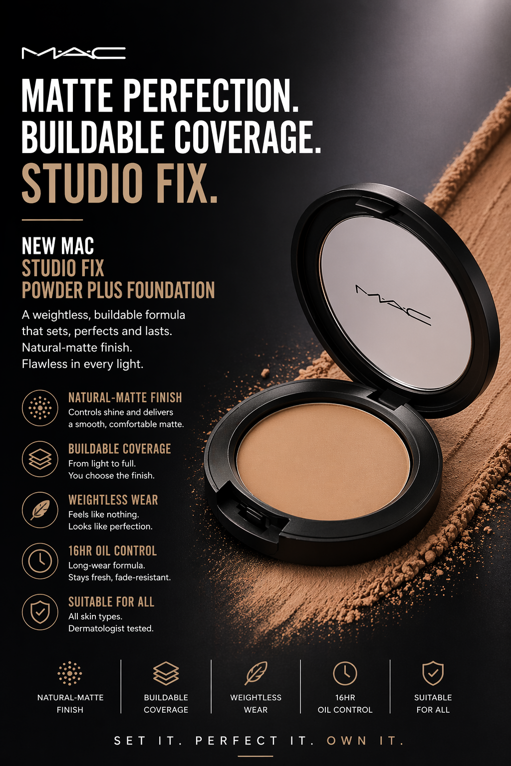 Mac women Studio Fix Powder Plus Foundation Nc42 15g/0.52oz