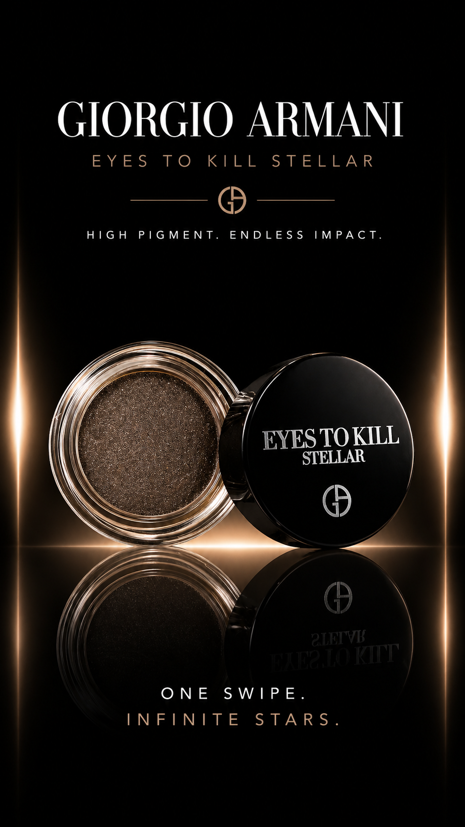 Giorgio Armani women Eyes To Kill Stellar Bouncy High Pigment Eye Color # 2 Halo 4g/0.14oz