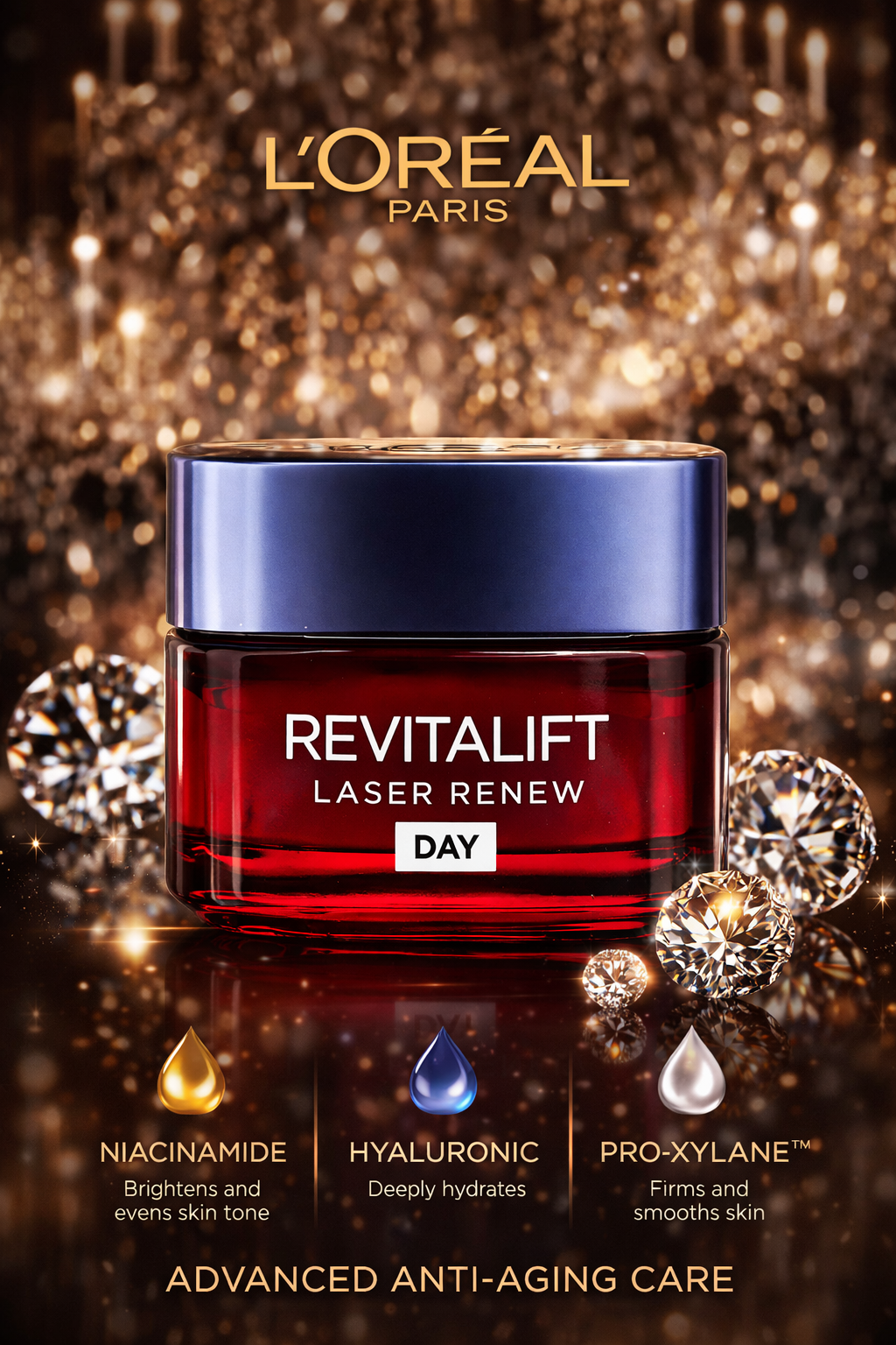 L'Oreal women Revitalift Laser Renew Advanced Anti-Ageing Day Cream (New Formula) 50ml/1.7oz