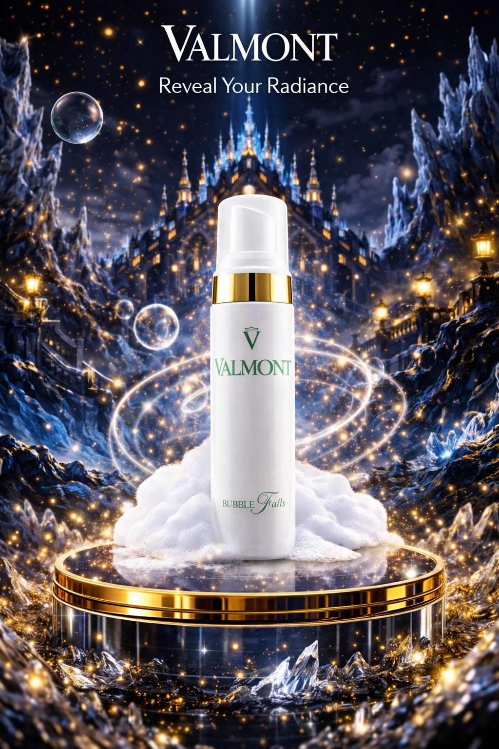 Valmont women Purity Bubble Falls (Cleansing & Balancing Face Foam)