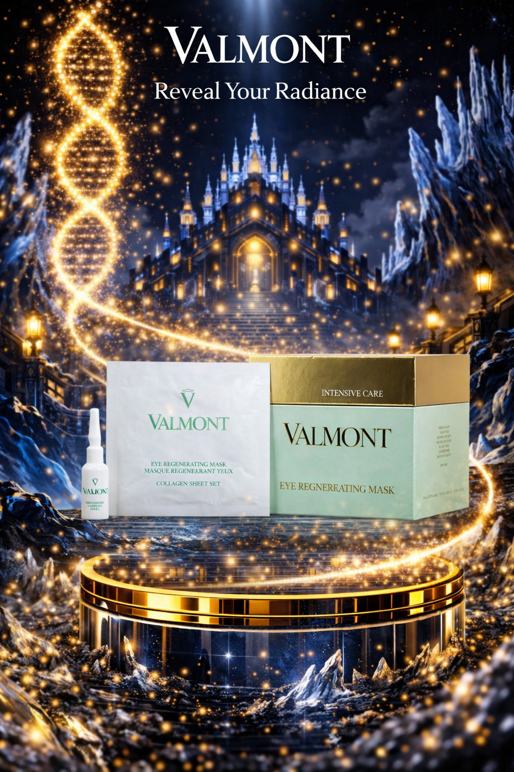 Valmont Eye Regenerating Mask Treatment: Collagen Sheet 5x0.014oz + Precursor Complex 5x0.24oz + Collagen Post 2x0.06oz