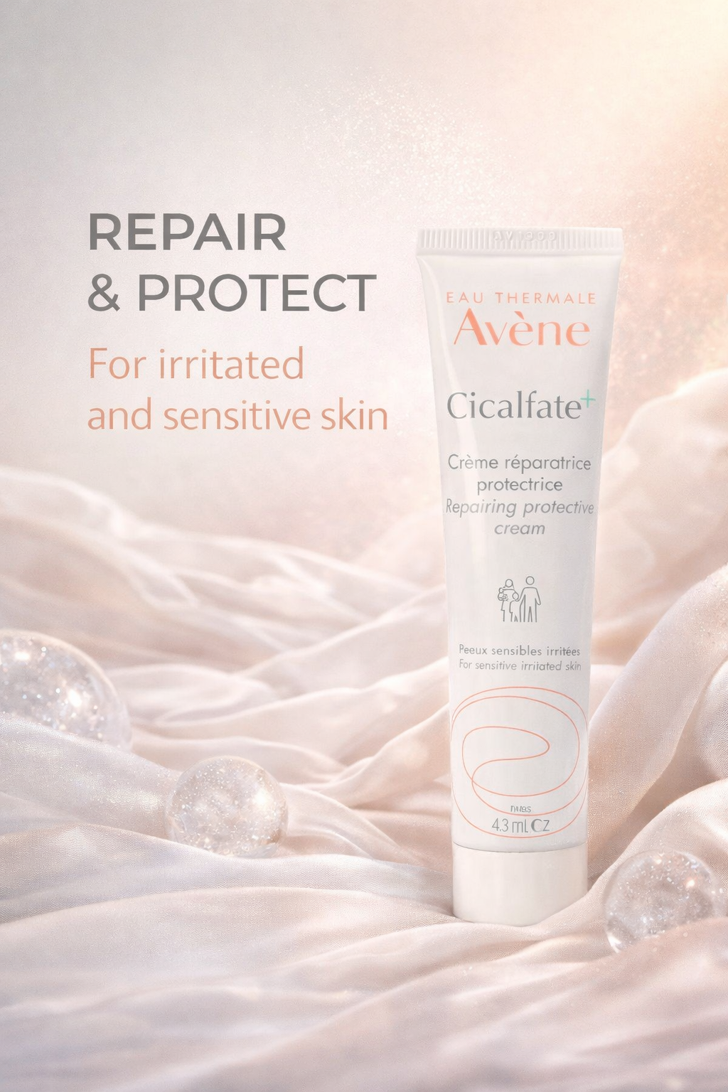 Avene women Cicalfate+ Repairing Protective Cream - For Sensitive Irritated Skin 40ml/1.35oz