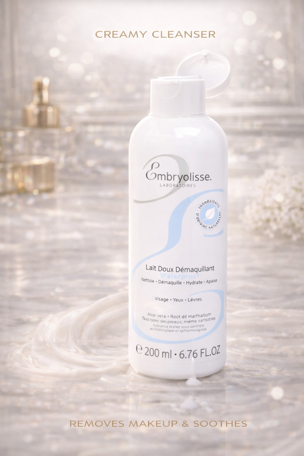Embryolisse women Gentle Waterproof Milky Make-Up Remover 200ml/6.7oz