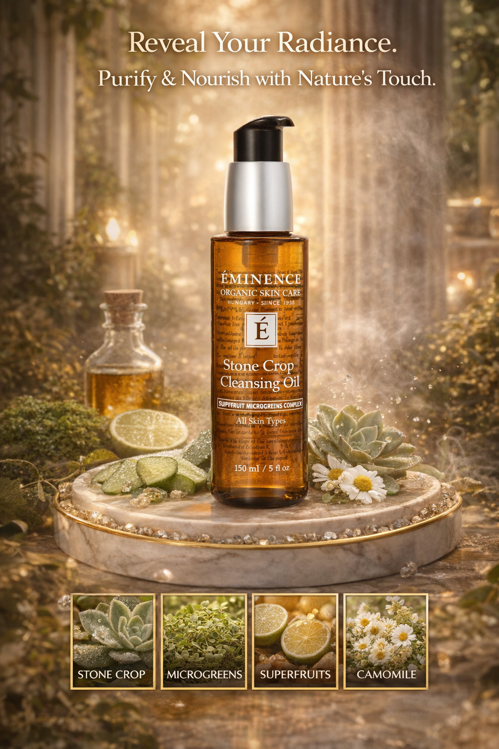 Eminence women Stone Crop Cleansing Oil 150ml/5oz
