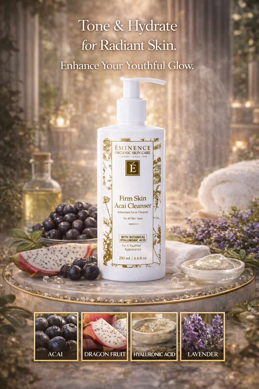 Eminence women Firm Skin Acai Cleanser 250ml/8.4oz