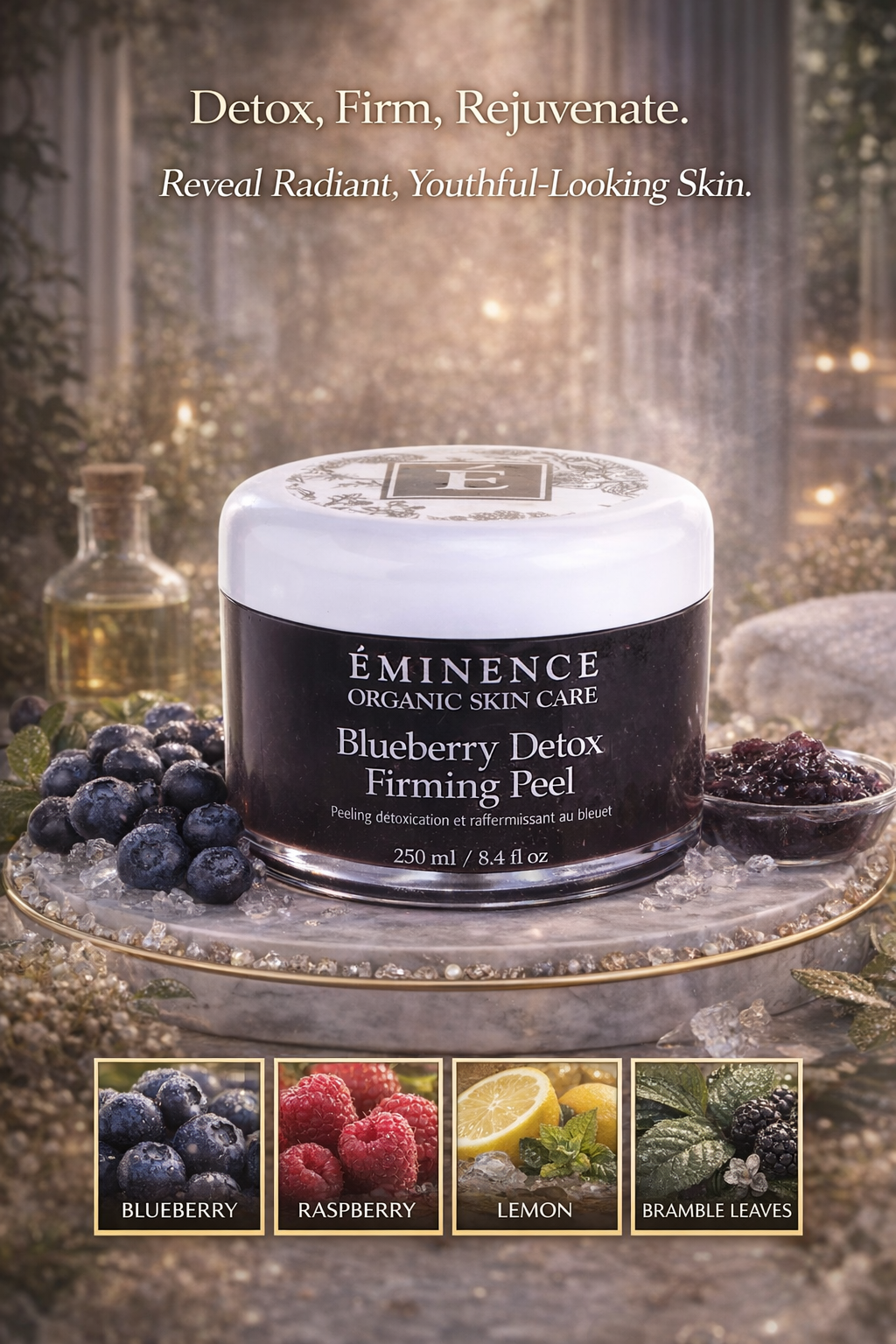 Eminence women Blueberry Detox Firming Peel 248ml/8.4oz