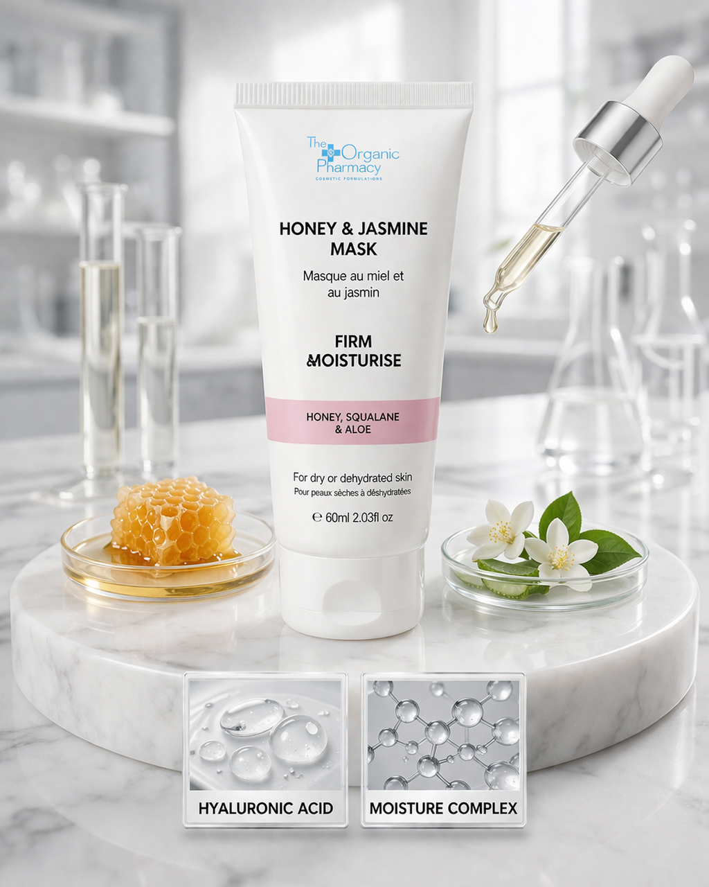 The Organic Pharmacywomen Honey & Jasmine Mask - For Dehydrated Skin With Loss Of Elasticity (Limited Edition) 60ml/2.03oz