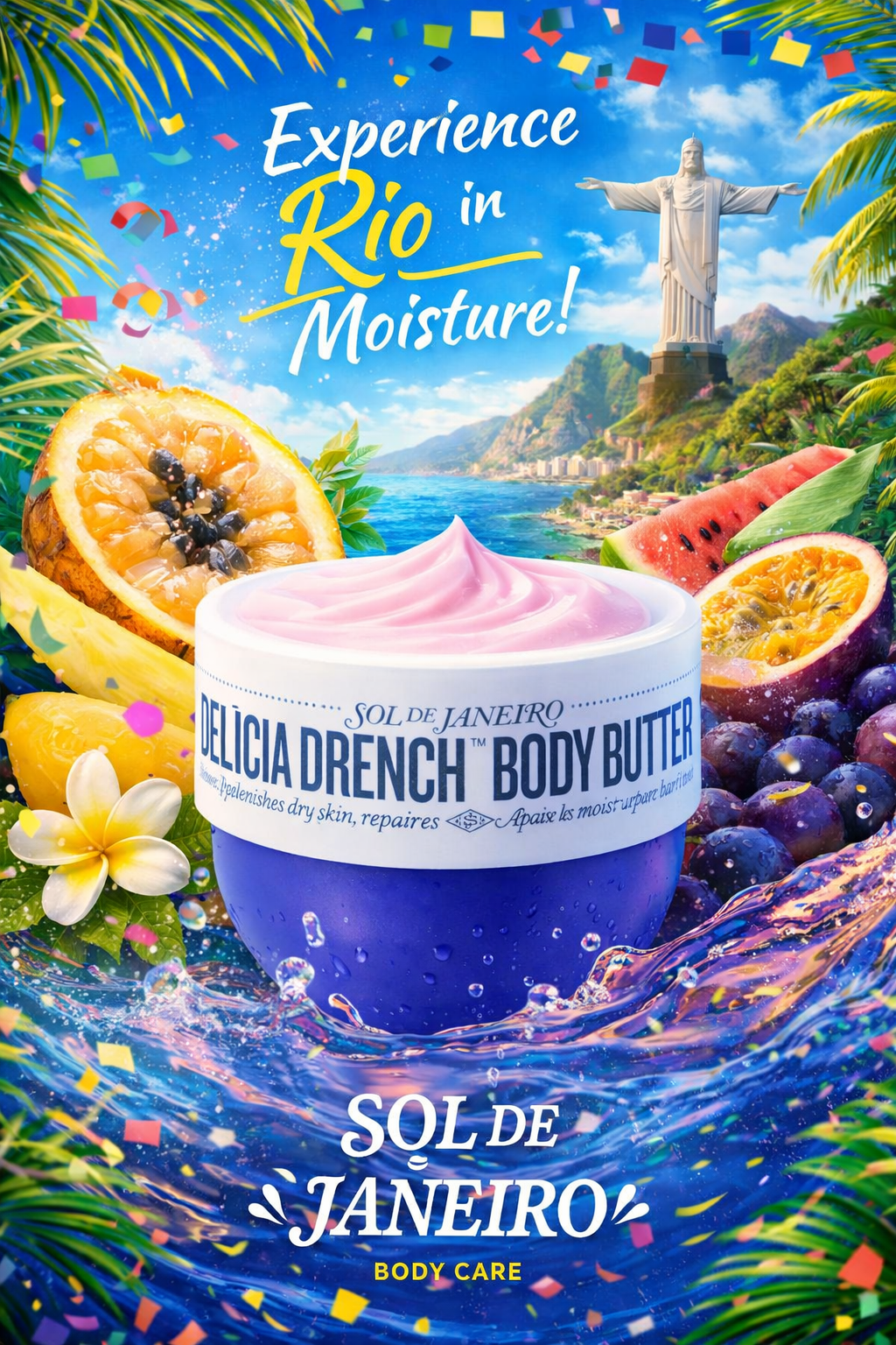 Sol De Janeiro women Delicia Drench Body Butter 240ml/8oz