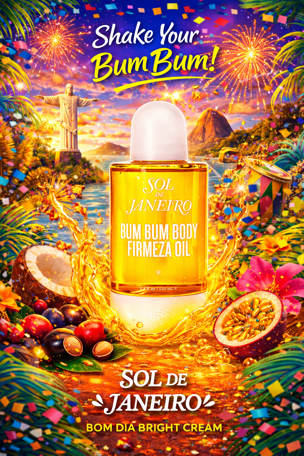 Sol De Janeiro women Bum Bum Firmeza Body Oil 100ml/3.4oz