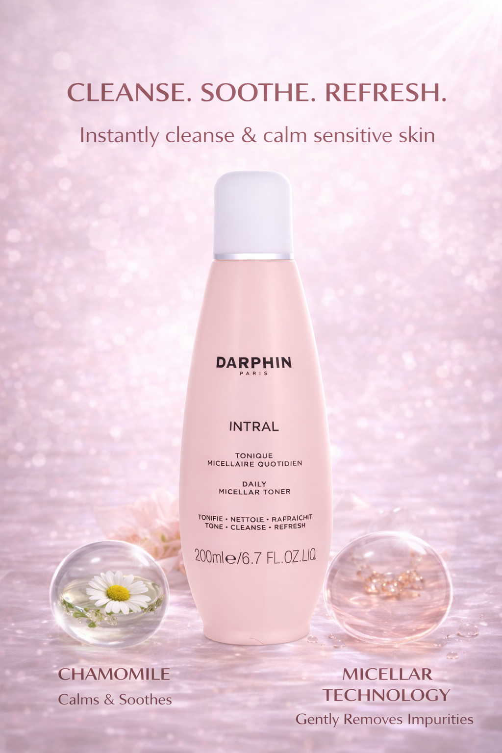 Darphin women Intral Daily Micellar Toner 200ml/6.7oz