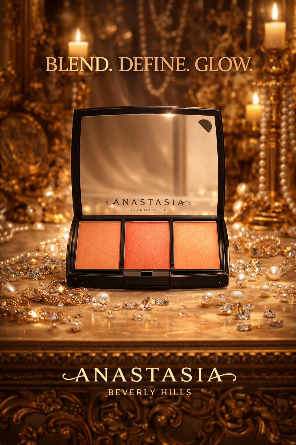 Anastasia Beverly Hills Women Blush Trio -# Peachy Love 3g/0.11oz