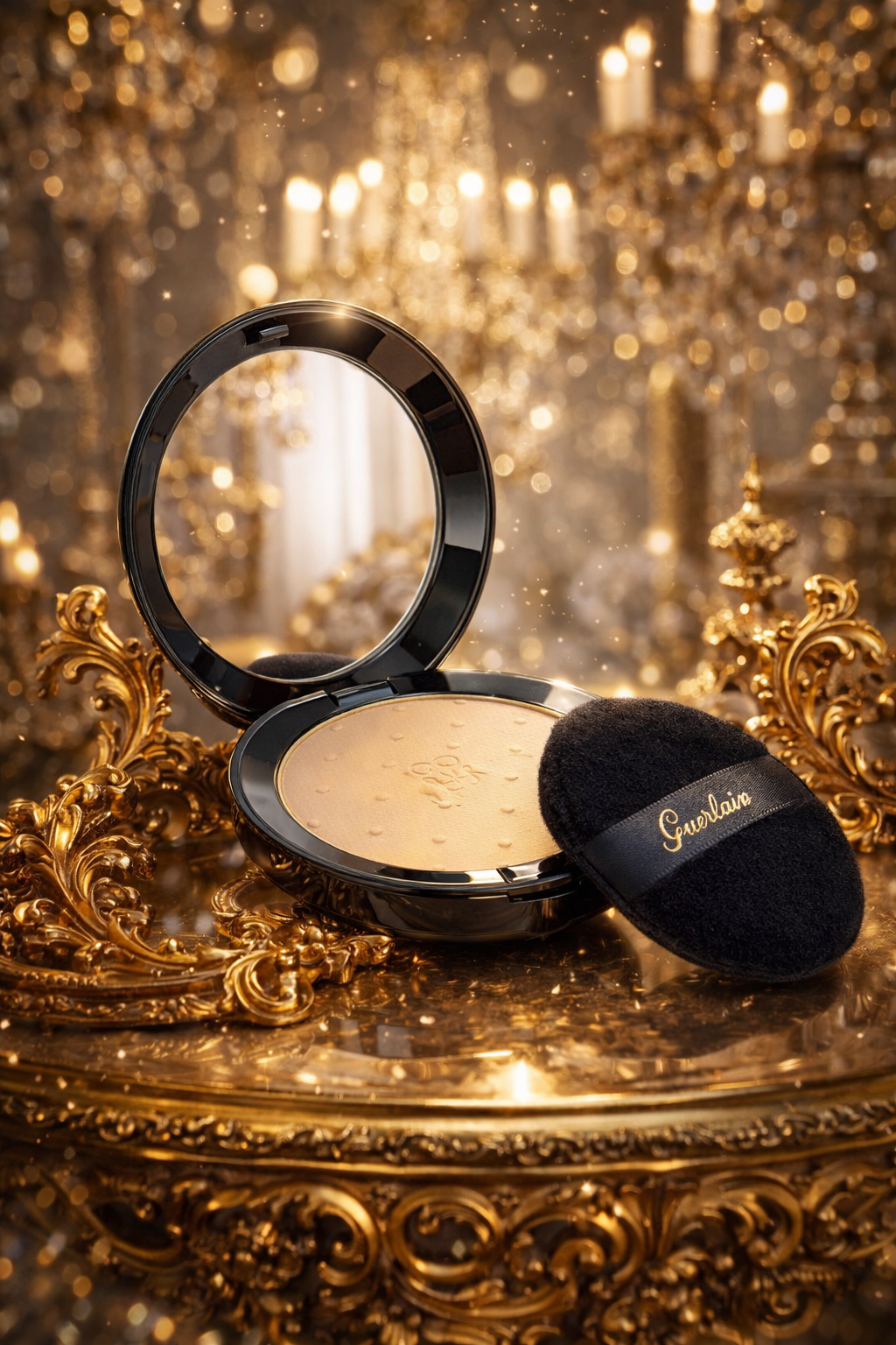 Guerlain Women Les Violettes Translucent Compact Powder # 03 Medium 5.5g/0.19oz