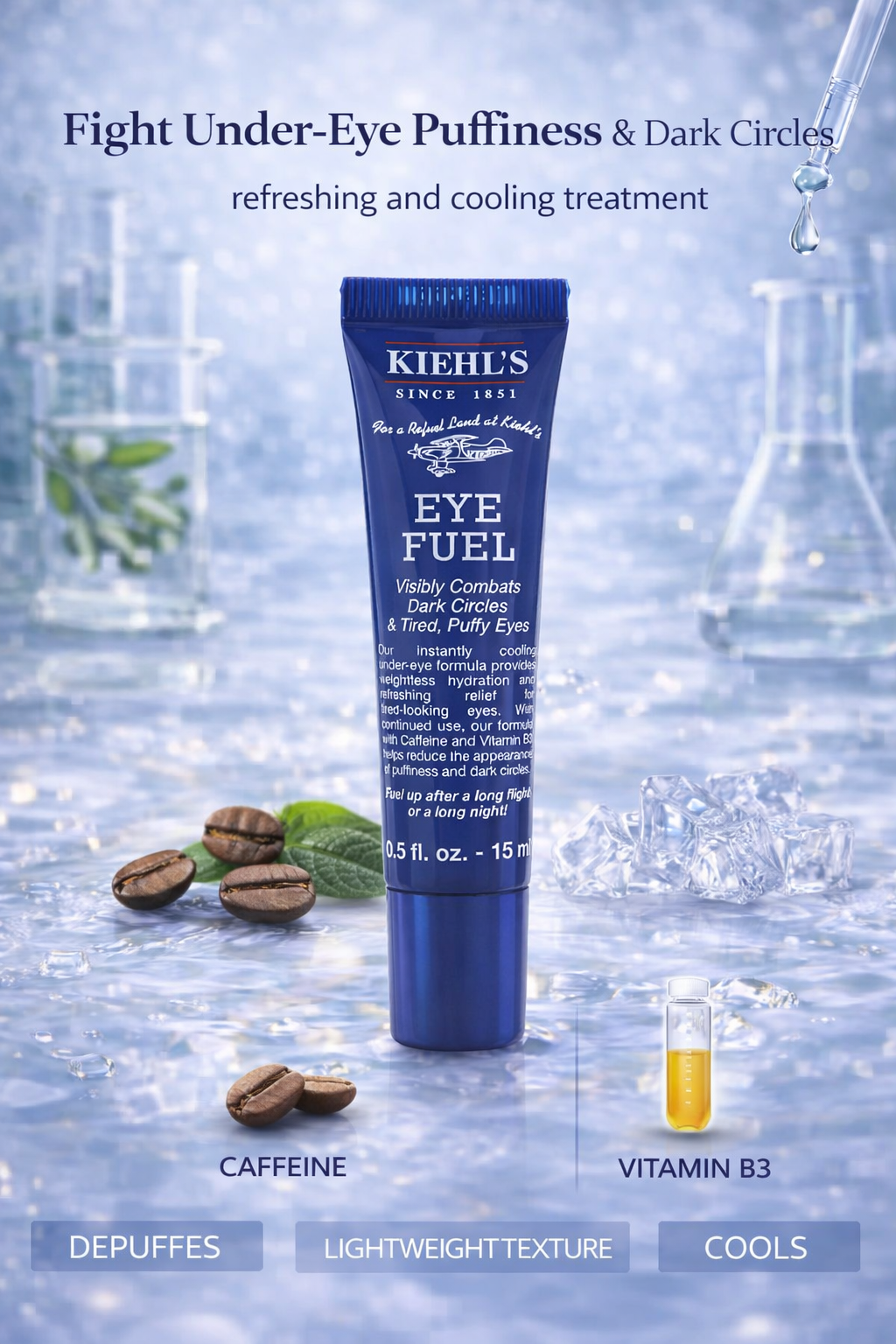 Kiehl's women Eye Fuel 15ml/0.5oz