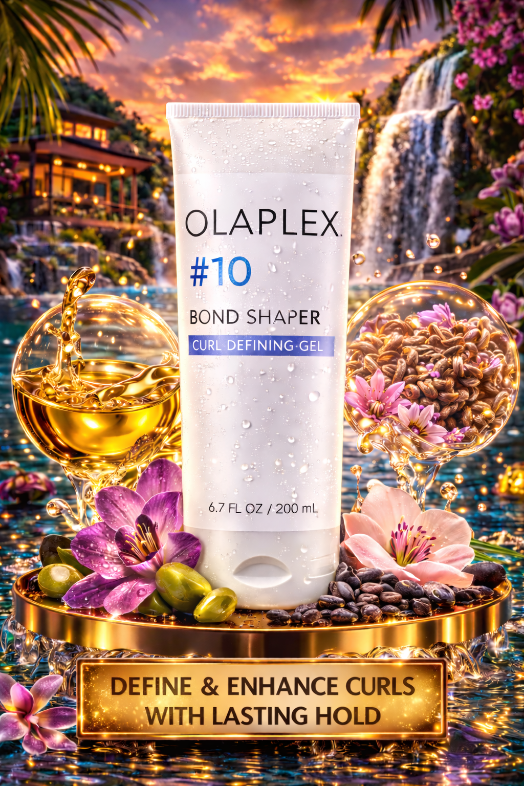 Olaplex #10 Bond Shaper Curl Defining Gel 6.7 oz