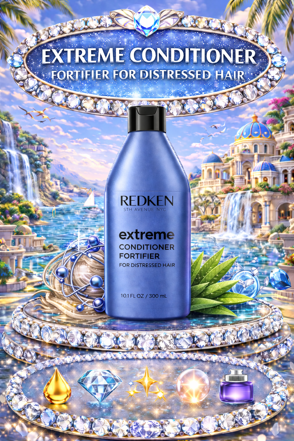 Redken Extreme Conditioner Fortifier For Distressed Hair (Packaging May Vary) 10.1 oz