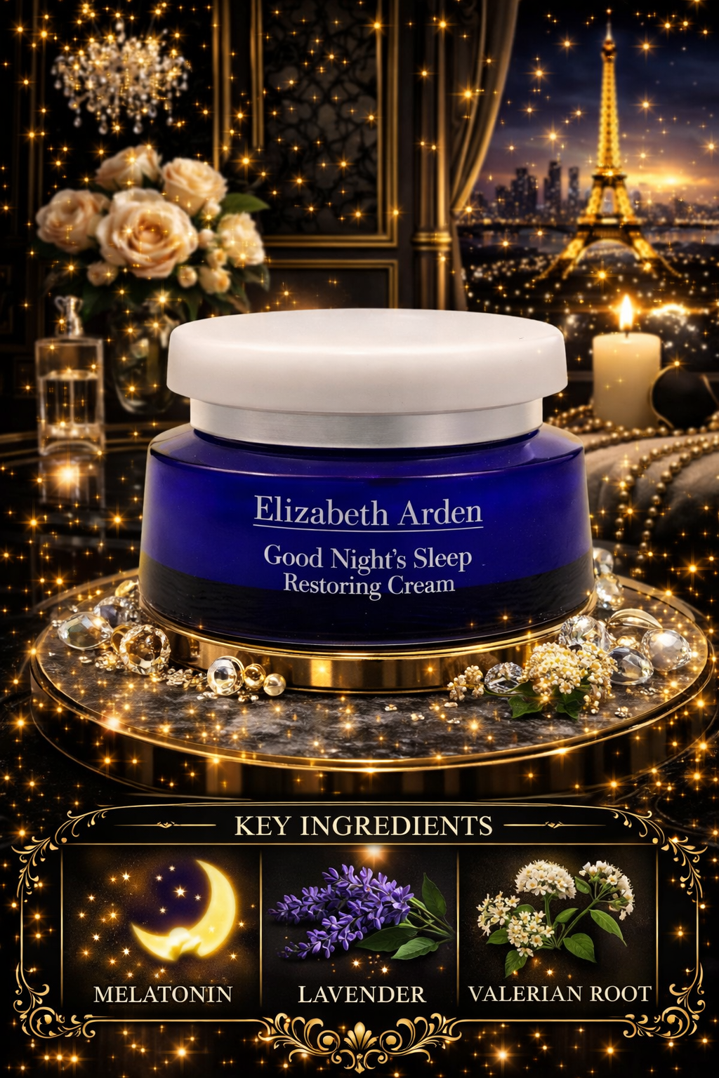 Elizabeth Arden women Good Night Sleep Restoring Cream 50ml/1.7oz