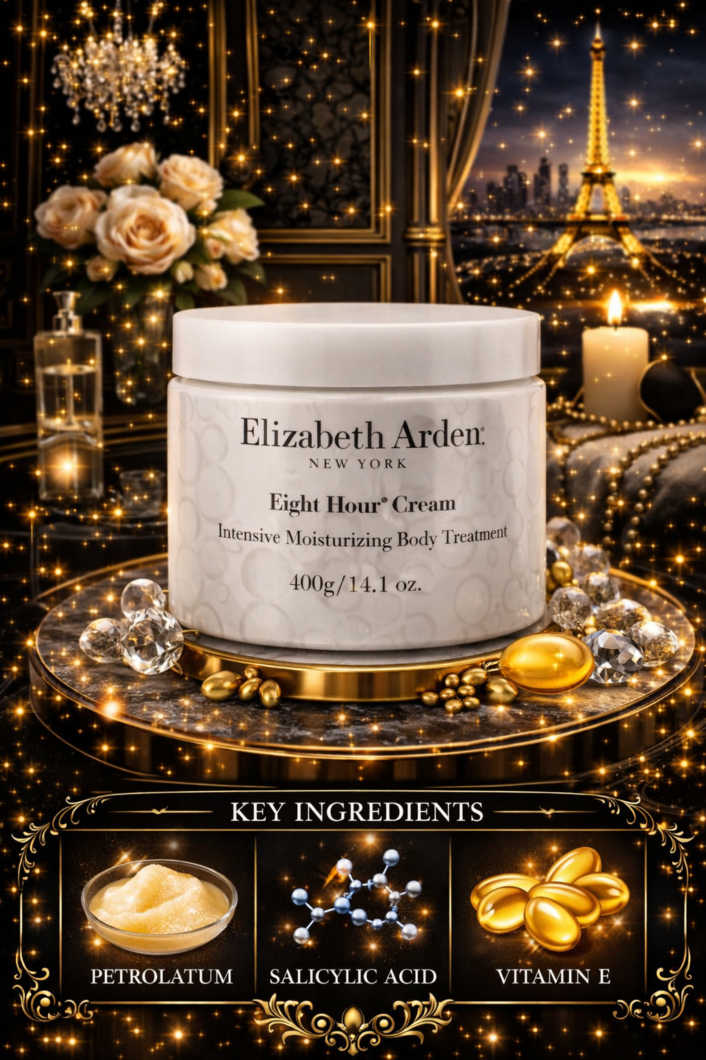 Elizabeth Arden women Eight Hour Cream Intensive Moisturizing Body Treatment 400g/14.1oz