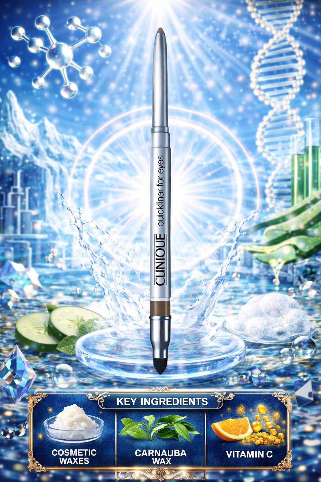 Clinique Quickliner For Eyes 02 Smoky Brown 0.3g/0.01oz
