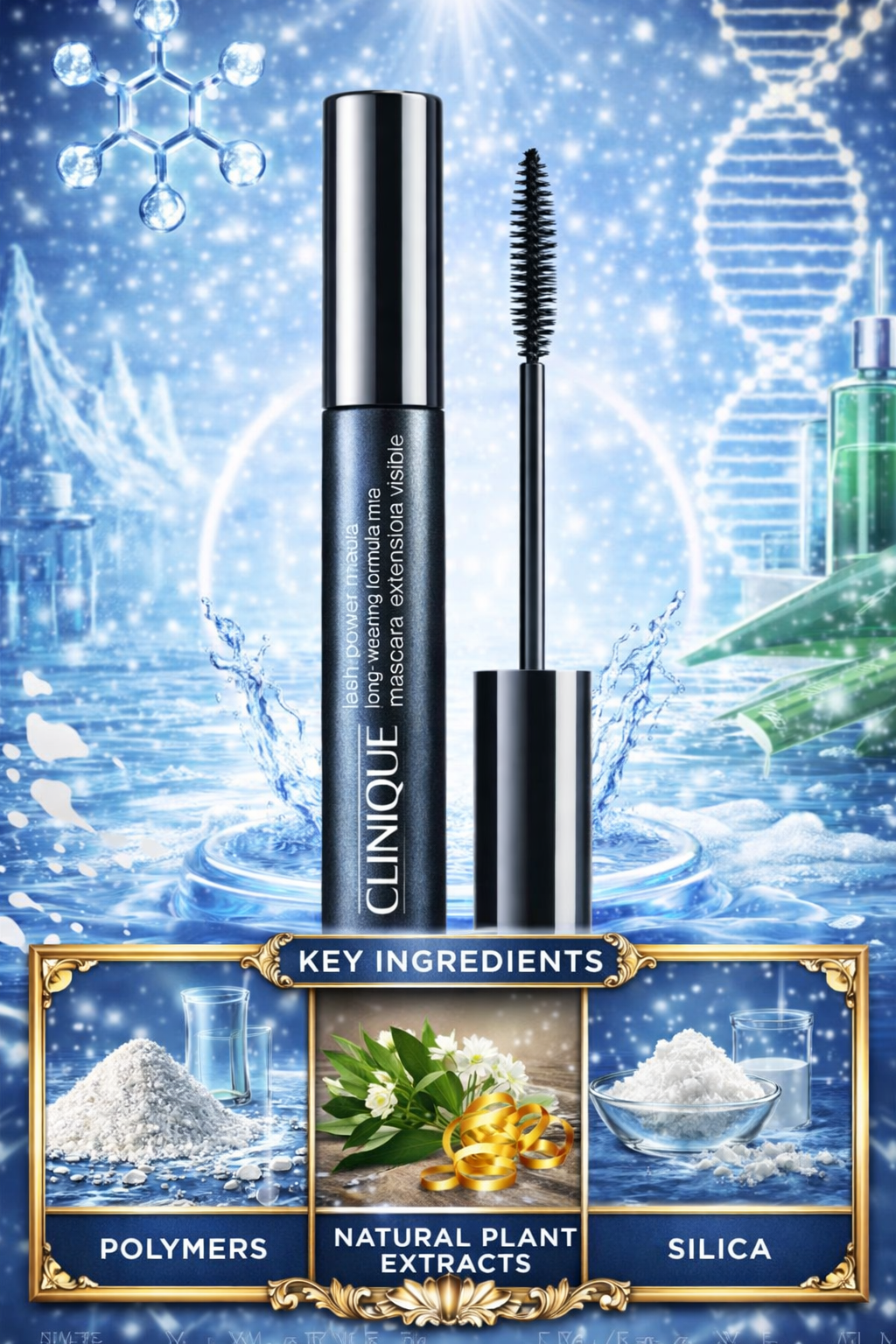 Clinique Lash Power Extension Visible Mascara # 04 Dark Chocolate 6g/0.21oz