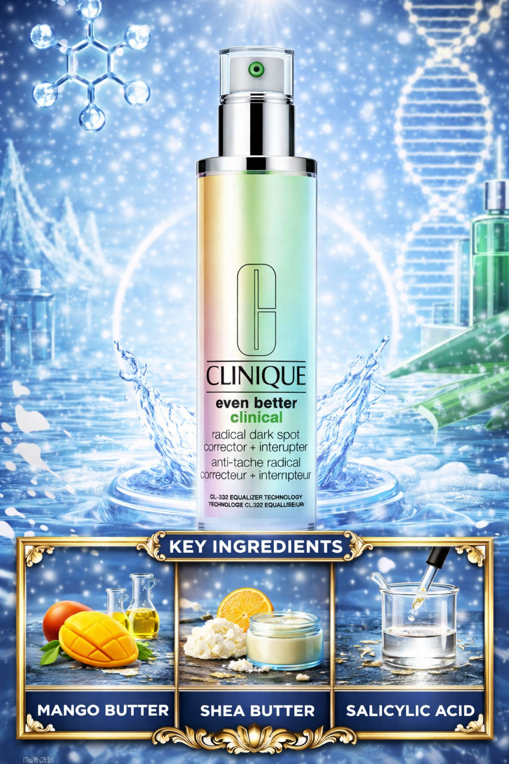 Clinique women Even Better Clinical Dark Spot Corrector + Interrupter 30ml/1oz