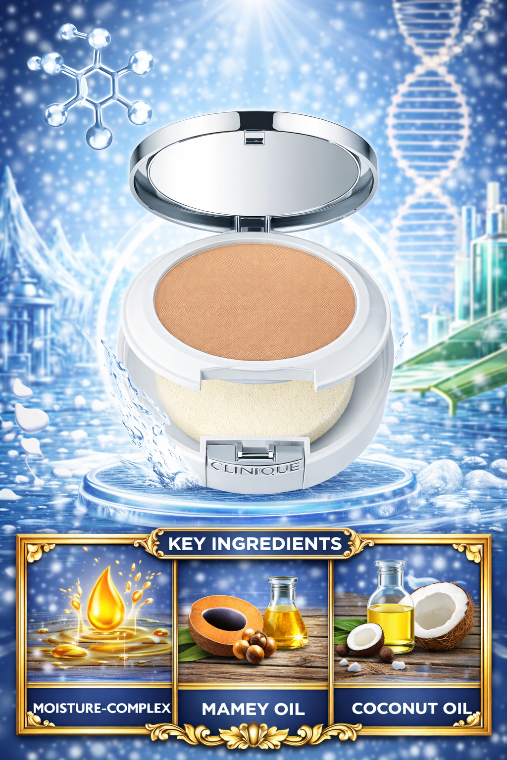 Clinique Beyond Perfecting Powder Foundation + Corrector # 07 Cream Chamois (Vf-G) 14.5g/0.51oz