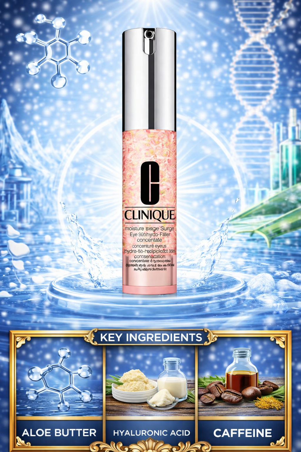 Clinique women Moisture Surge Eye 96-Hour Hydro-Filler Concentrate 15ml/0.5oz