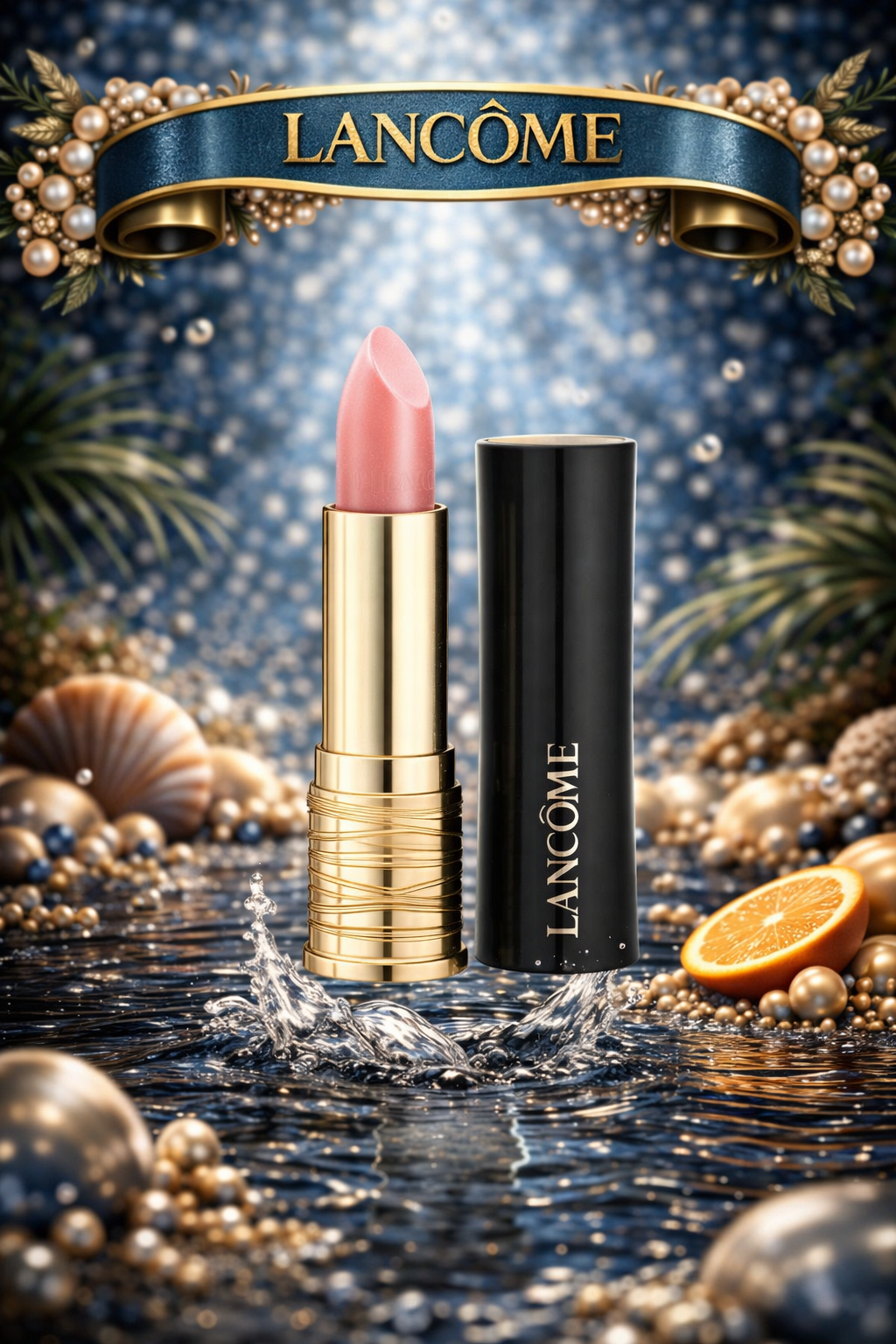 Lancome L'Absolu Rouge Cream Lipstick # 01 Universelle 3.4g/0.12oz