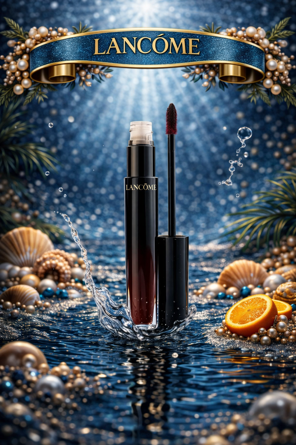 Lancome L'Absolu Lacquer Buildable Shine & Color Longwear Lip Color # 296 Enchantement 8ml/0.27oz