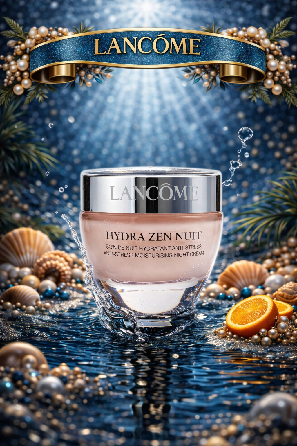 Lancome women Hydrazen Nuit Anti-Stress Moisturising Night Cream 50ml/1.7oz
