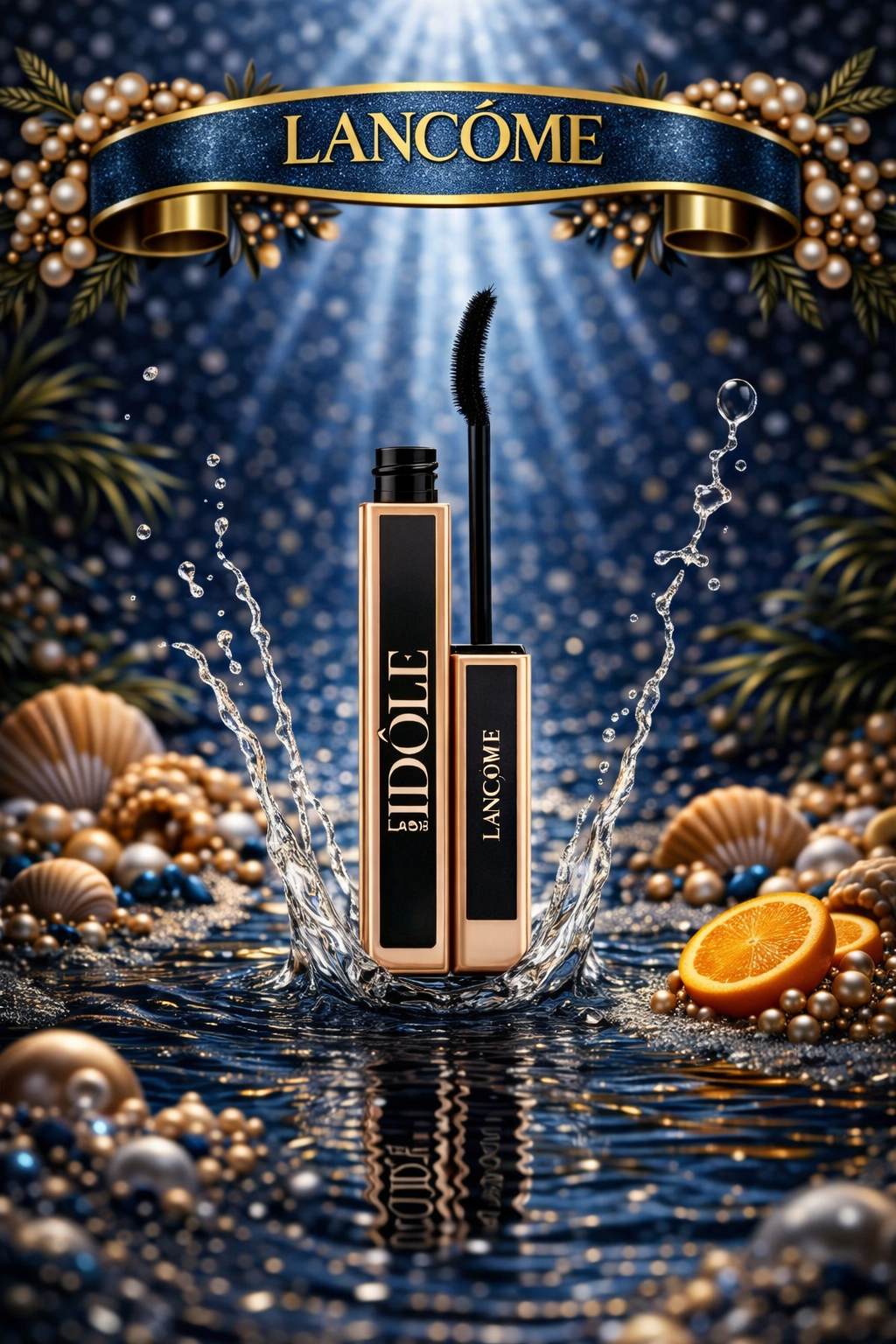 Lancome Lash Idole Lash Lifting Volumizing Mascara # 01 Glossy Black 8ml/0.27oz
