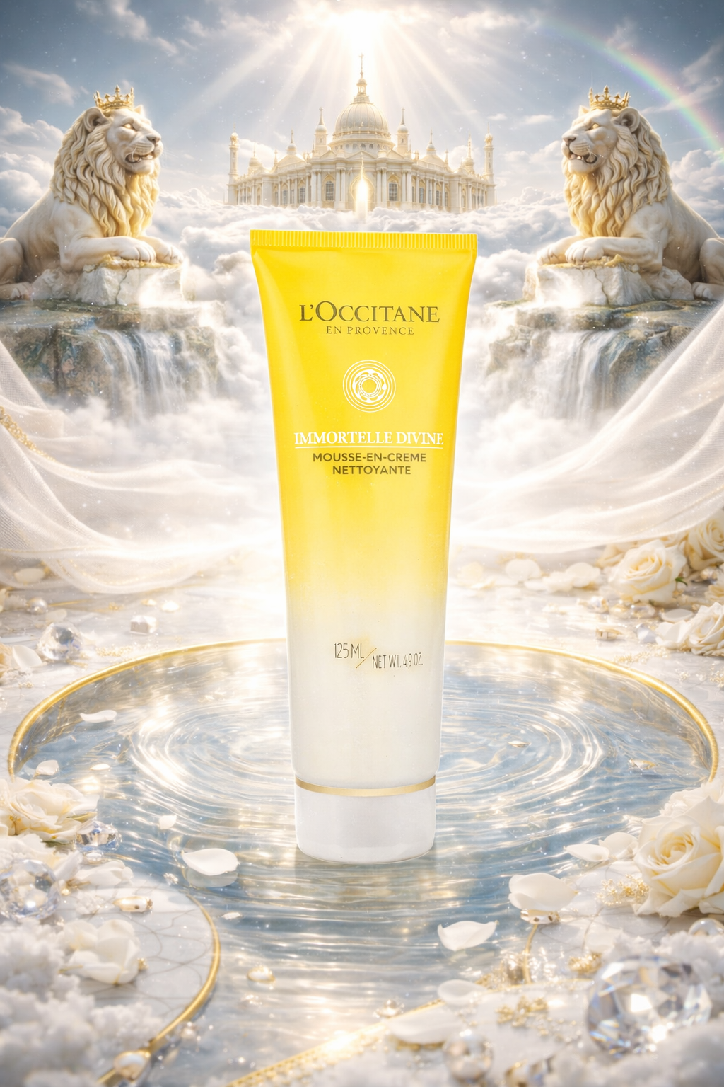 L'Occitane women Immortelle Divine Foaming Cleansing Cream 125ml/4.2oz