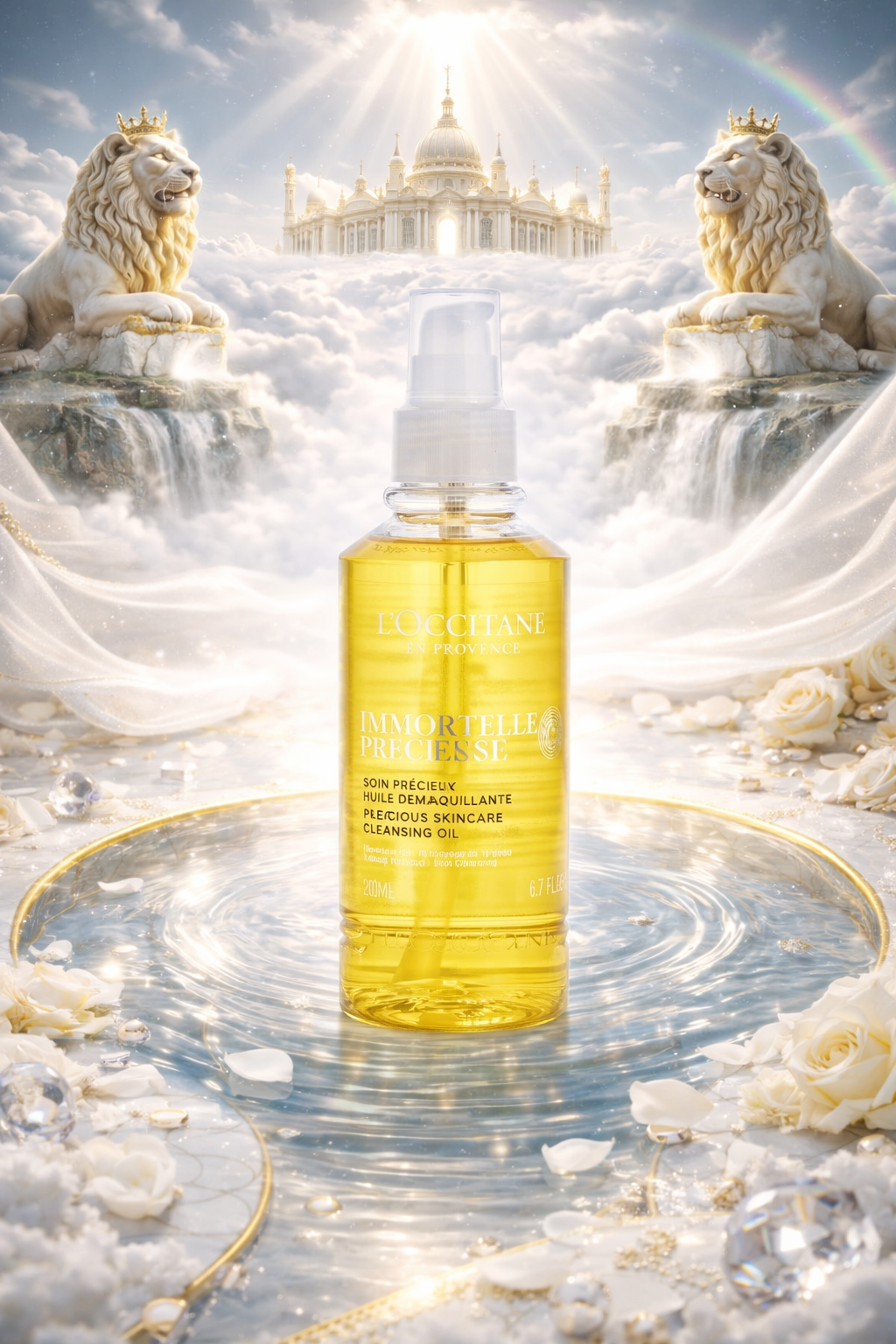 L'Occitane women Immortelle Precious Cleansing Oil 200ml/6.7oz
