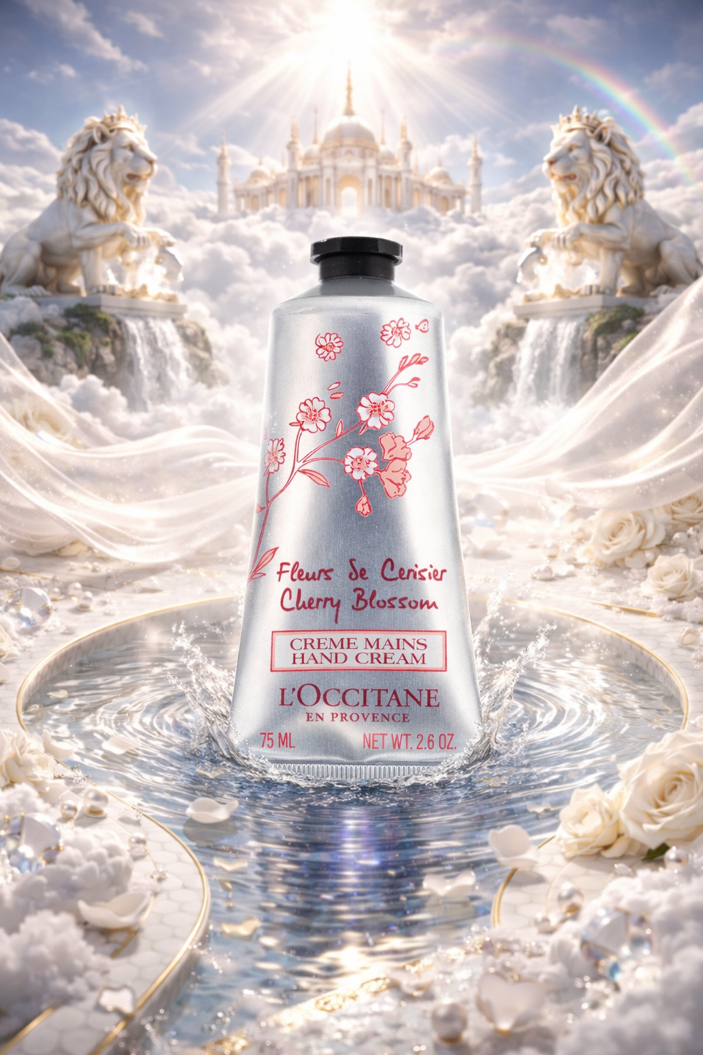 L'Occitane women Cherry Blossom Hand Cream 75ml/2.6oz