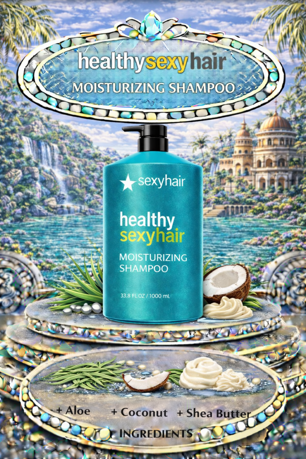 Sexy Hair Healthy Sexy Hair Moisturizing Shampoo 33.8 oz