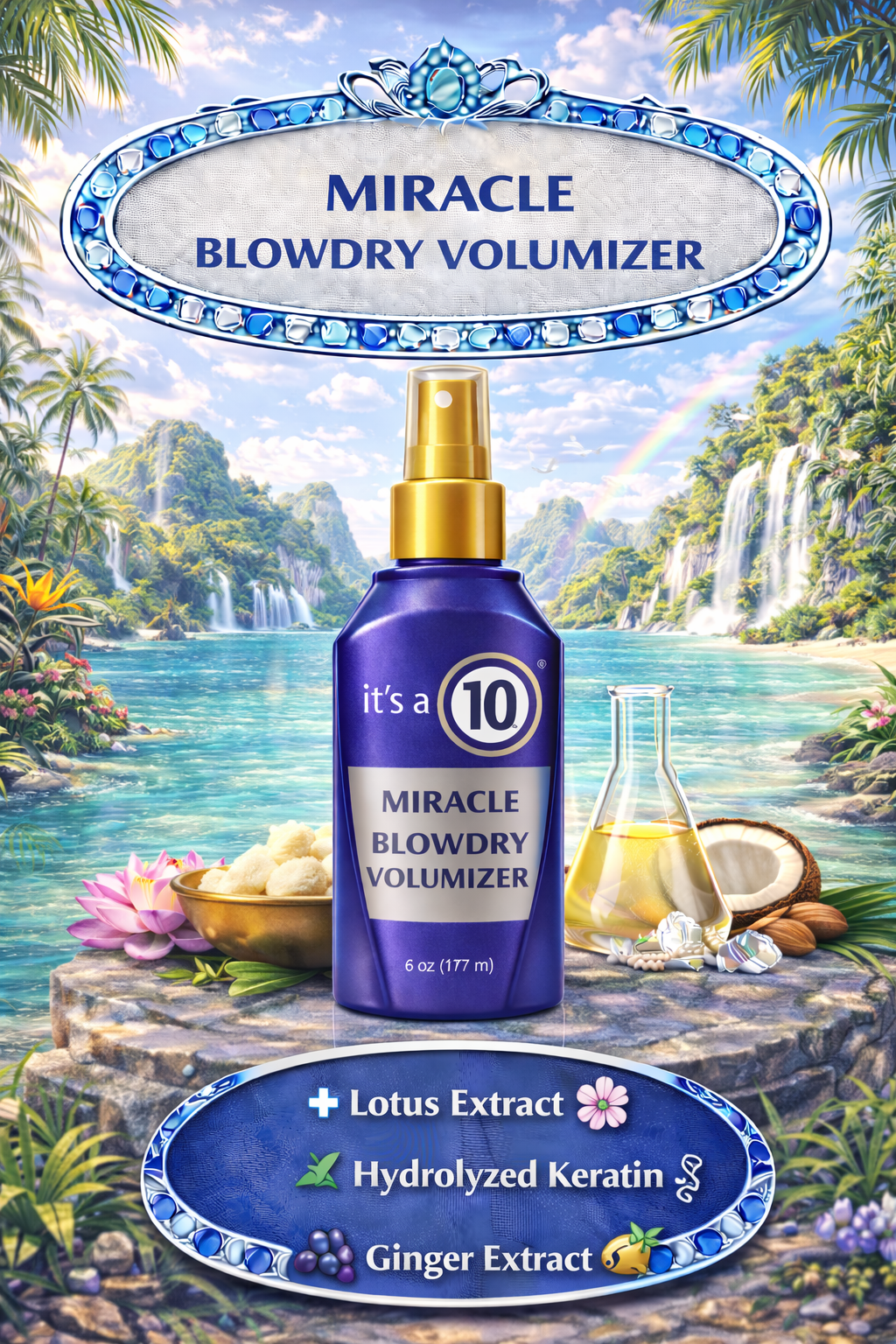 ts A 10 Miracle Blowdry Volumizer 6 oz