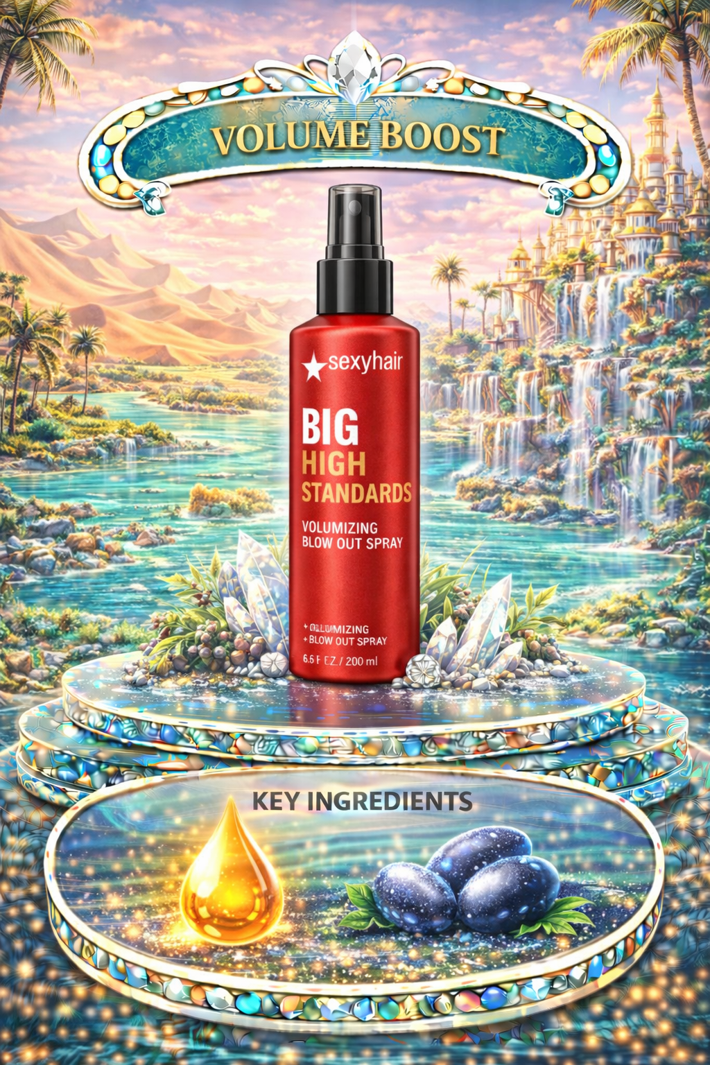Sexy Hair Big High Standards Volumizing Blow Out Spray 6.8 oz