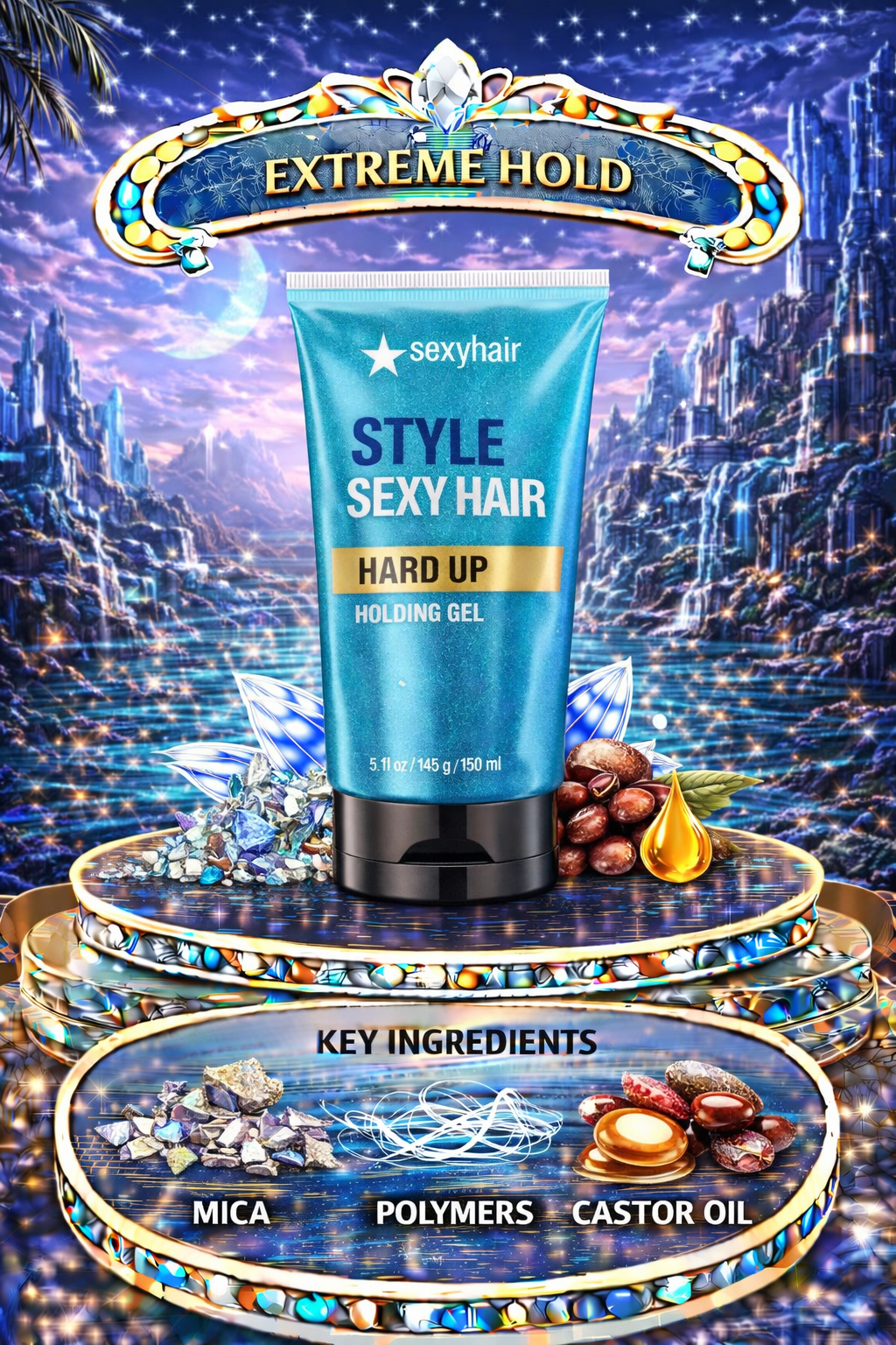 Sexy Hair Style Sexy Hair Hard Up Holding Gel 5.1 oz