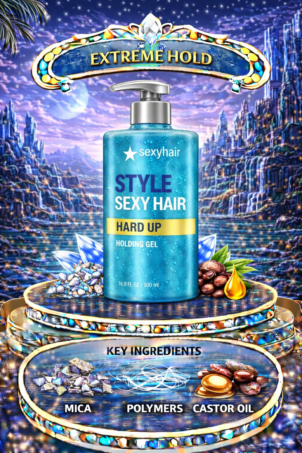 Sexy Hair Style Sexy Hair Hard Up Holding Gel (New Packaging) 16.9 oz
