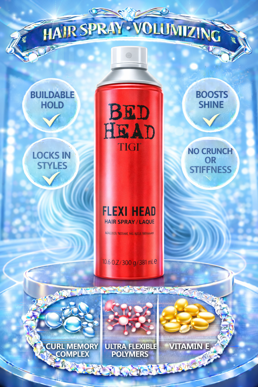 Bed Head Flexi Head Hair Spray 10.6 oz