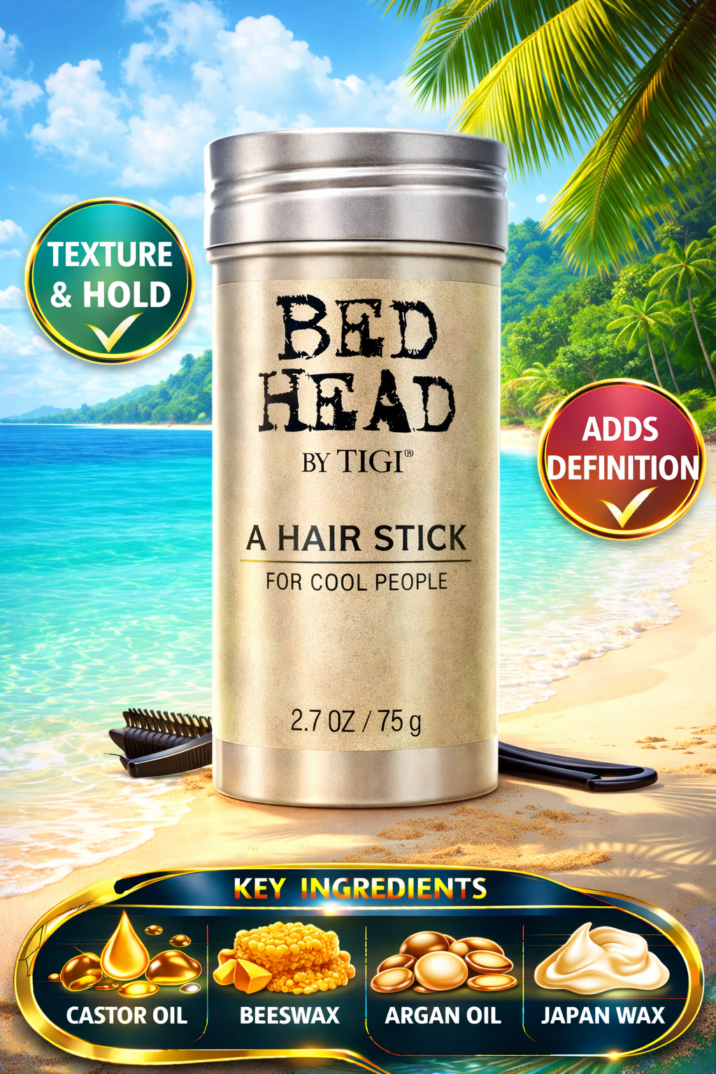 Bed Head Stick - A Hair Stick For Cool People 2.7 oz
