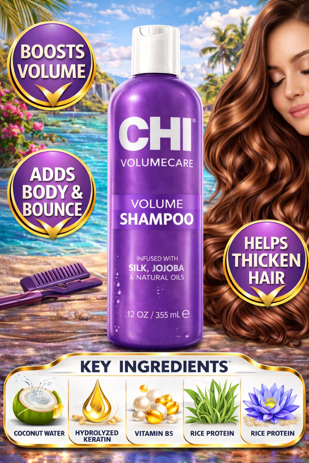 Chi Volumecare Volume Shampoo 12 oz